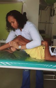 Fisioterapia neurológica em criança com paralisia cerebral